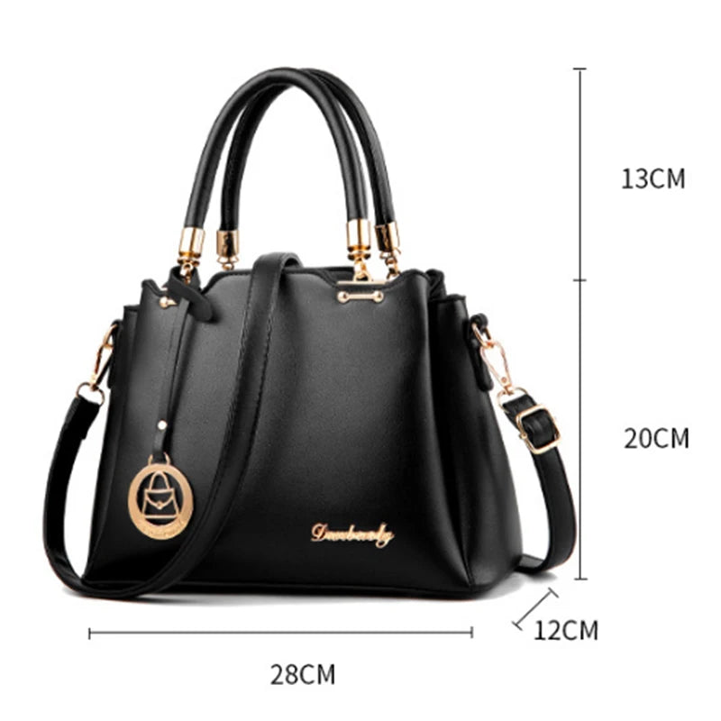 2022 New Fashion Casual Wild Women's Bag Soft Leather Large Capacity Atmospheric Simple Bucket Bag Shoulder Handbag Women Bag Gamborini 