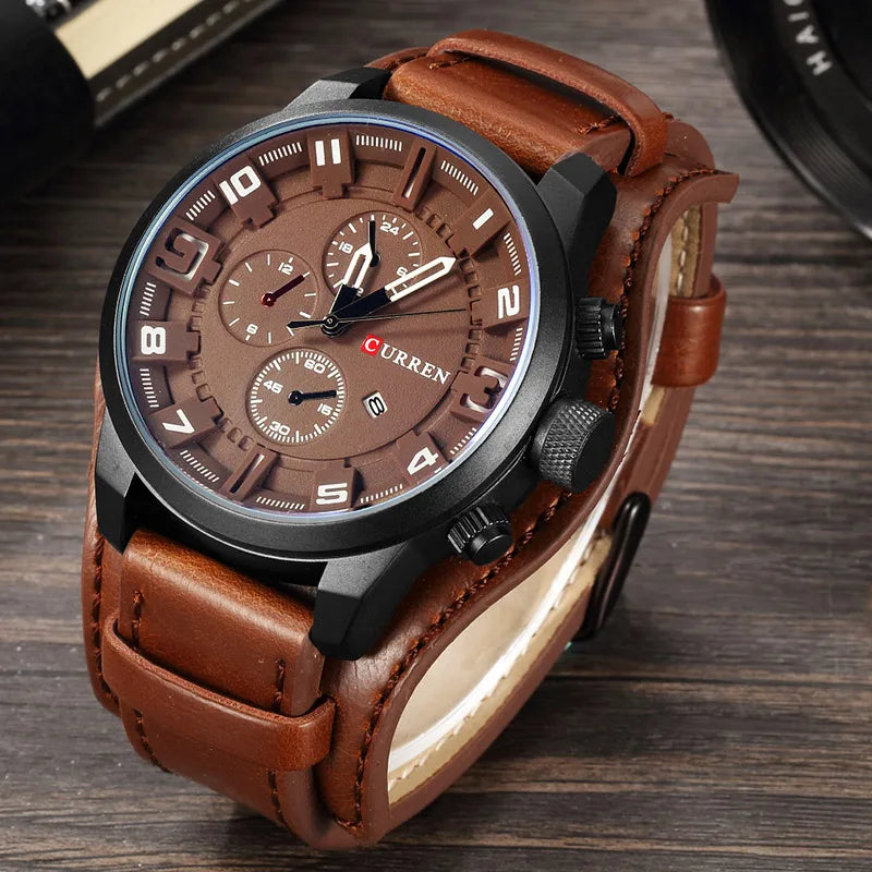 CURREN Men's Watches Top Brand Luxury Fashion&Casual Business Quartz Watch Date Waterproof Wristwatch Hodinky Relogio Masculino Gamborini 