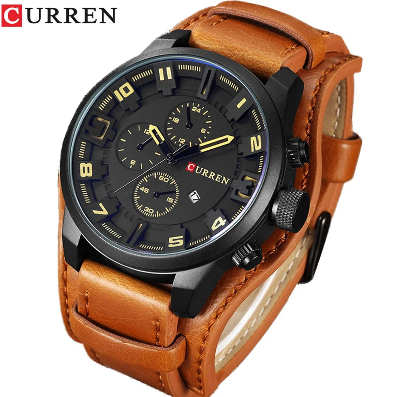 CURREN Men's Watches Top Brand Luxury Fashion&Casual Business Quartz Watch Date Waterproof Wristwatch Hodinky Relogio Masculino Gamborini 
