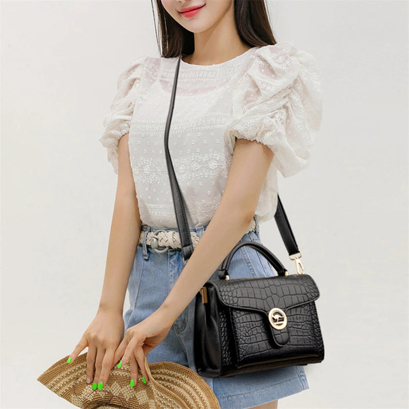 Luxury Designer Soft Leather Shoulder Crossbody Bags for Women 2023 Small Handbags and Purses High Quality Female Messenger Bag Gamborini 