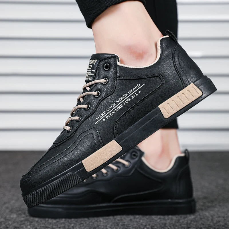 Men Sneakers Lace Up Big Size 45 Man Vulcanized Sneakers Tenis Trainers Male Casual Shoes Gamborini 