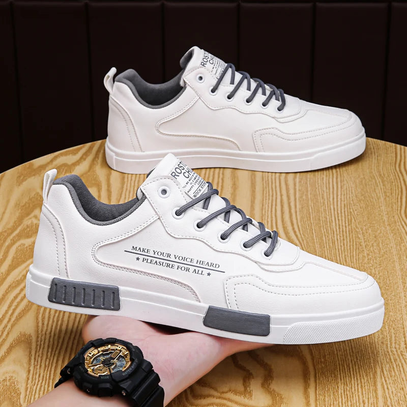 Men Sneakers Lace Up Big Size 45 Man Vulcanized Sneakers Tenis Trainers Male Casual Shoes Gamborini 