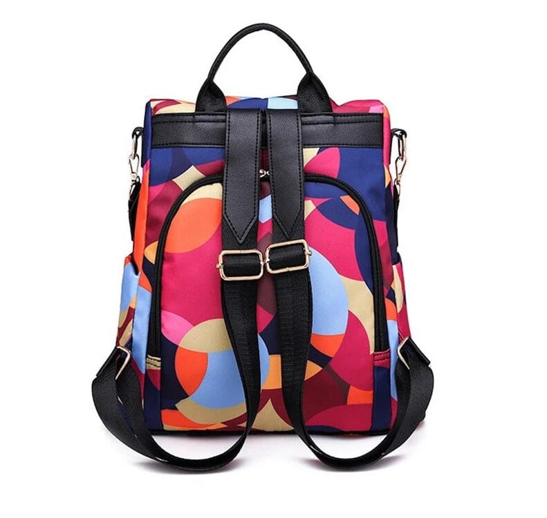 Mochila Anti-Furto Feminina Floral Mochila Anti-Furto Feminina Floral Gamborini 