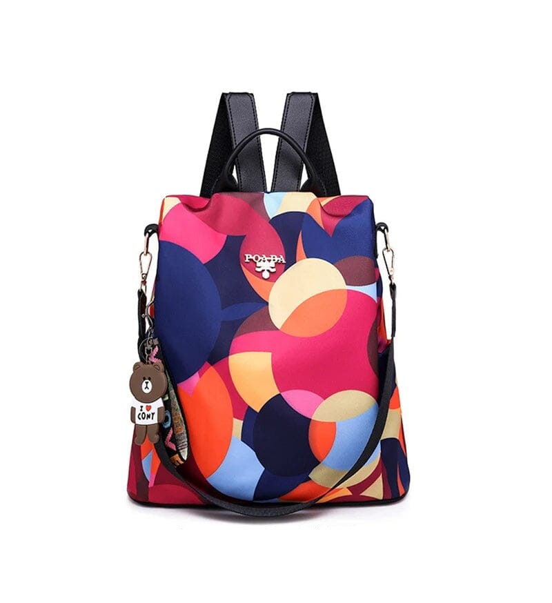 Mochila Anti-Furto Feminina Floral Mochila Anti-Furto Feminina Floral Gamborini 