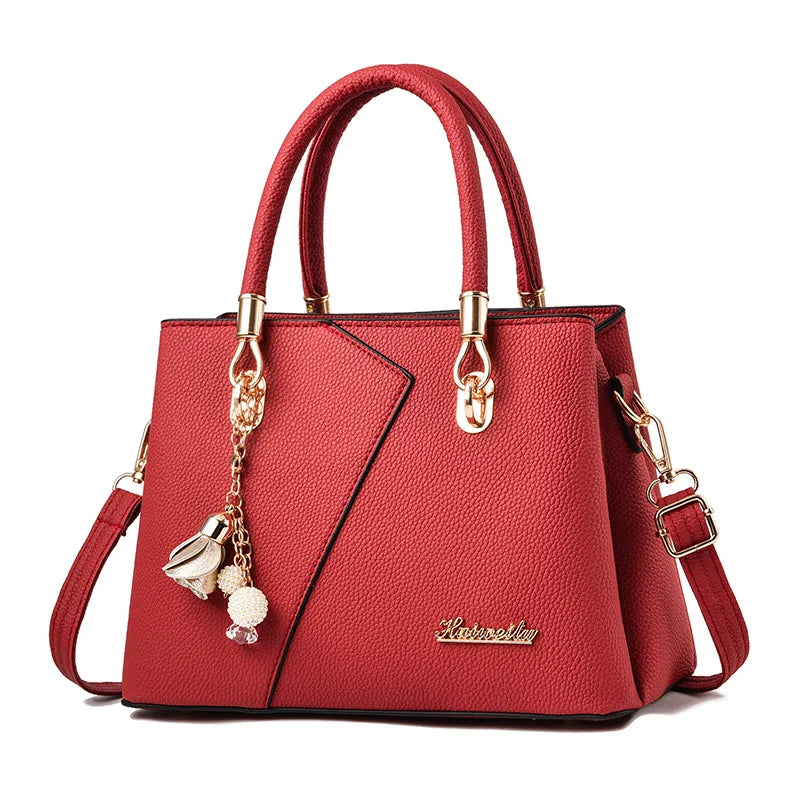 Newposs Famous Designer Brand Bags Women Leather Handbags 2022 Luxury Ladies Hand Bags Purse Fashion Shoulder Bags Gamborini 