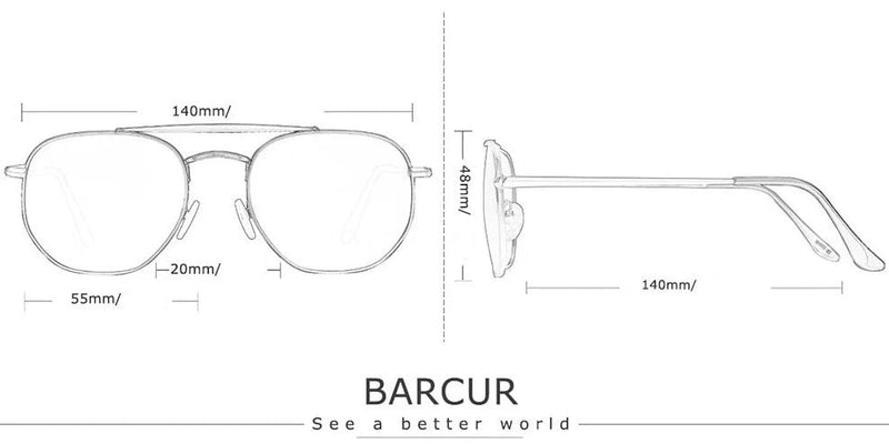 Óculos de Sol Barcur Óculos de Sol Barcur Gamborini 