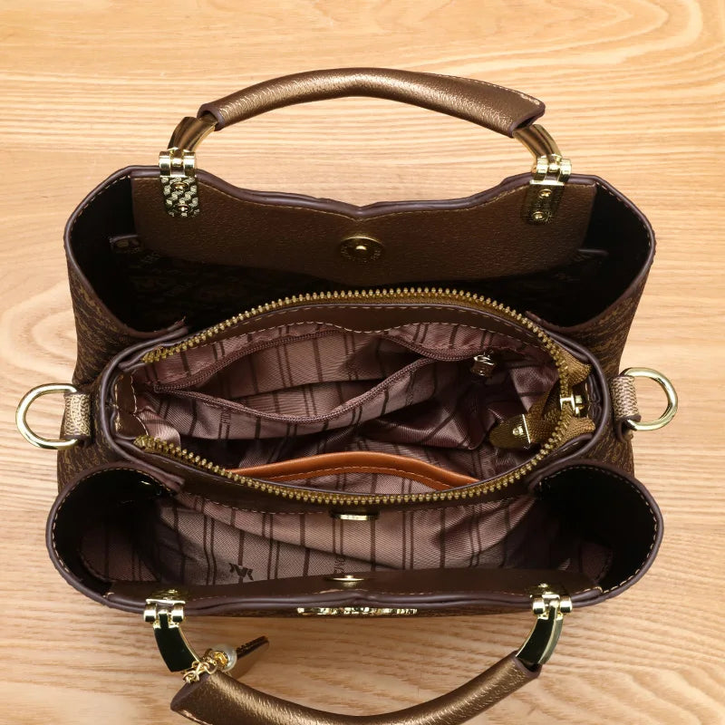 Vintage Top Handle Satchel Bag, Retro Crossbody Bag, Women's Fashion Handbag, Shoulder Bag & Purse Gamborini 