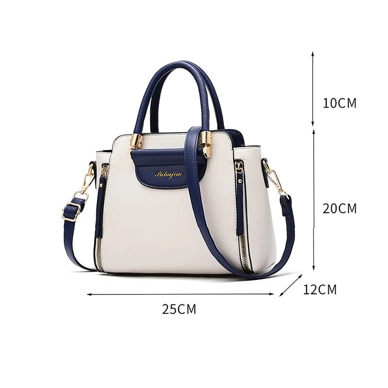 Women's Bags 2023 New Fashion Women's Bags Hit Color Hand-held Bag Europeand The United States All-match Shoulder Messenger Bag Gamborini 