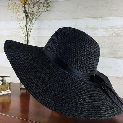 Chapéu de Palha Elegance 0 Gamborini Black 55-58cm 