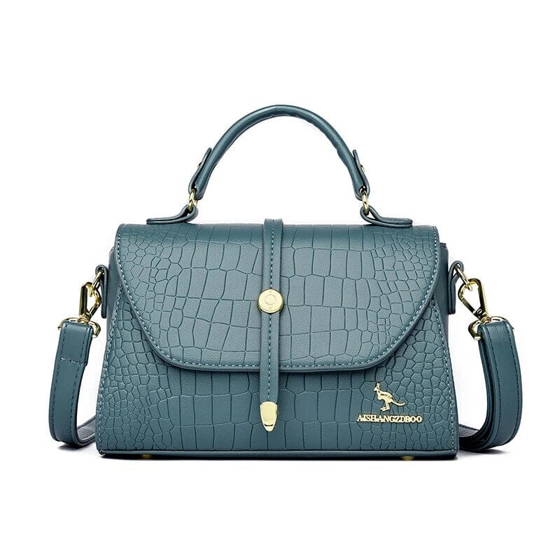 Luxury Women Tote Fashion Crocodile Pattern Noble Luxury Leather Female Handbag Brand Designer Shoulder Crossbody Bag phone Sac Gamborini 