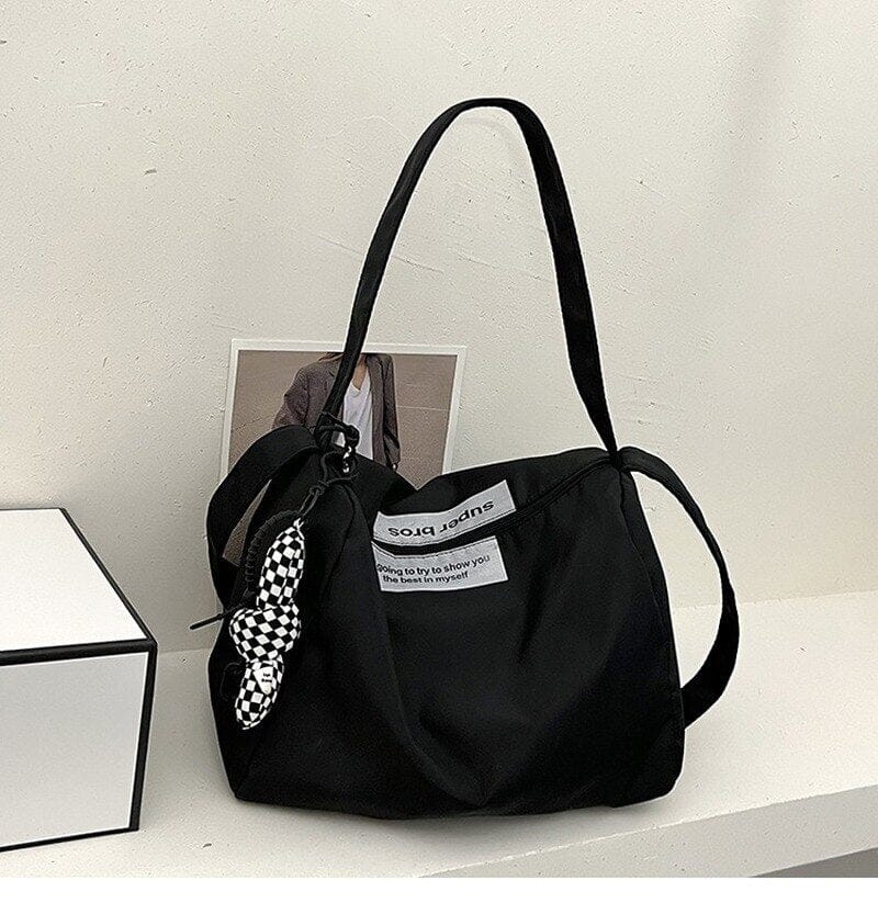 New Women Canvas Messenger Bag Large Capacity Shoulder Bag Casual Zipper Nylon Cloth Handbags Ladies Cotton Crossbody Bags 0 Gamborini 