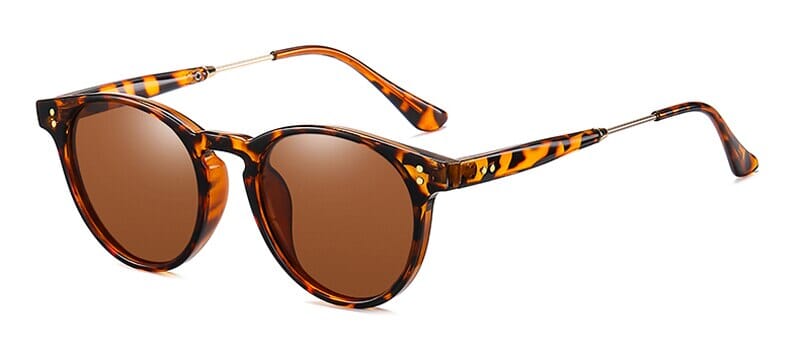 Óculos de Sol - Vintage Klav™ - UV400 (FRETE GRÁTIS) 0 Gamborini leopard with brown as show in photo 