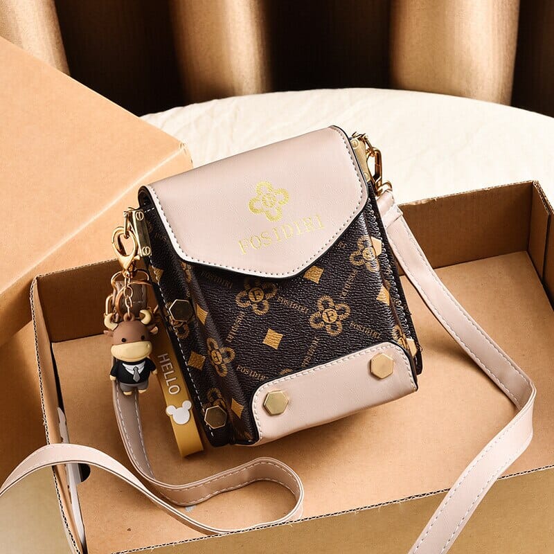 Women's Bag Touch Screen Cell Phone Purse Wallets Soft Leather Strap Handbag Female Crossbody Shoulder Bags of Women 0 Gamborini Gray 17cm 10cm 12cm 
